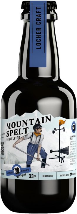 Locher Craft Mountain Spelt Dinkelbier 33cl 10 x 0.33l