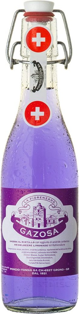 Gazosa La Fiorenzana Heidelbeere 35cl MW 20 x 0.35l