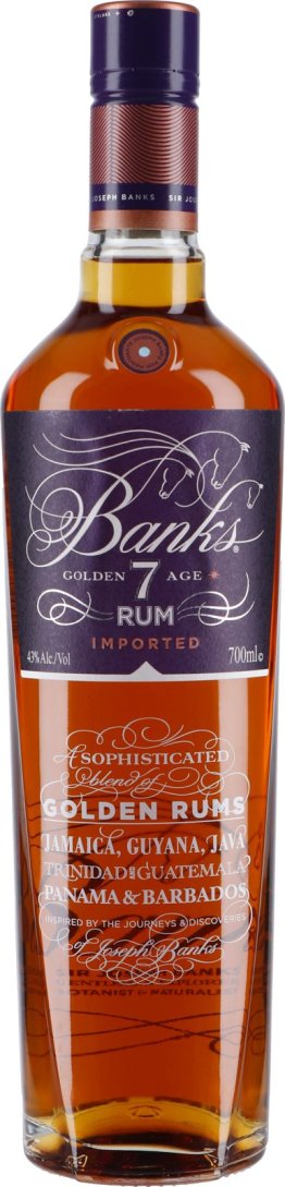 Joseph Banks 7 Golden Age Rum 70cl *** 1 x 70 cl