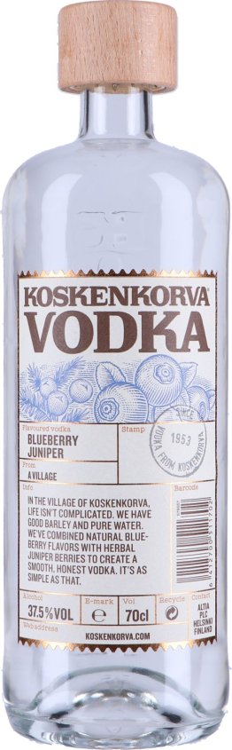 Koskenkorva Blueberry Juniper Vodka 70cl 1 x 70 cl