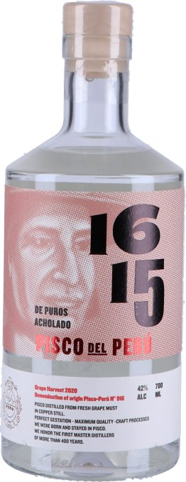 Pisco 1615 Acholado de Puros 70cl 1 x 75 cl