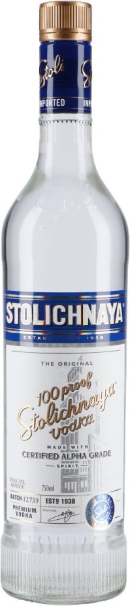 * Wodka Stolichnaya Blue 70cl 1 x 70 cl