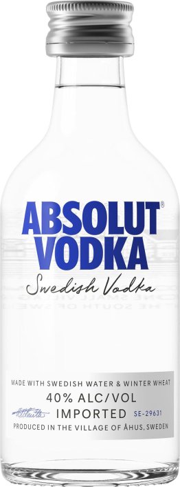 Absolut Vodka 5cl 12 x 0.05l Kt.