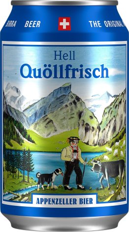 * Appenzeller Quöllfrisch hell 0.33l DS 24 x 33 cl Kt.