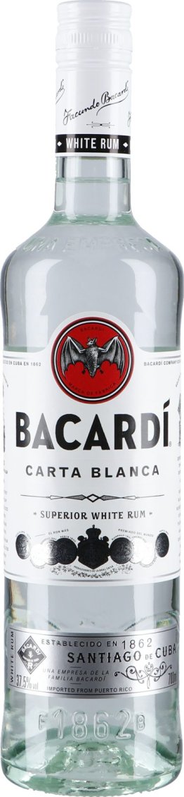 Bacardi Carta Blanca Rum 70 cl 1 x 70 cl