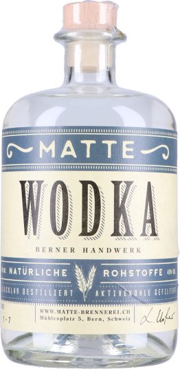 Berner Matte Vodka 70cl 1 x 70 cl