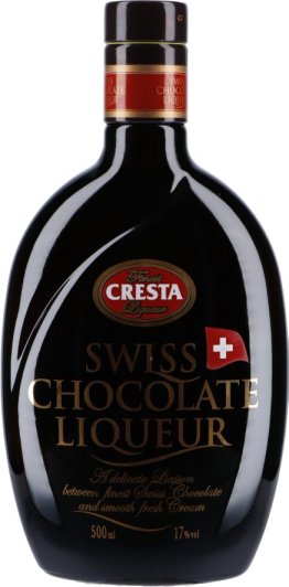 * Cresta Swiss Chocolate Liqueur 50cl 1 x 50 cl