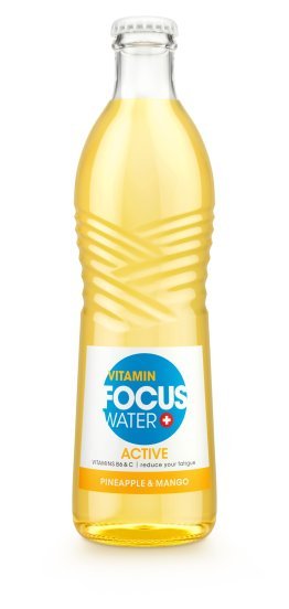 * FOCUSWATER ACTIVE Ananas & Mango MW 24 x 0.33l