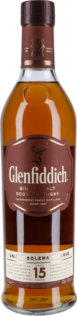 Glenfiddich 15y Solera Reserve 70cl 1 x 70 cl