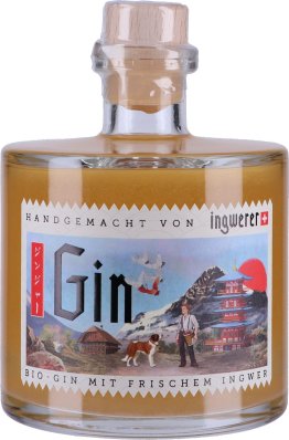 * Ingwerer Gin 50cl Handmade 100% Bio 1 x 50 cl