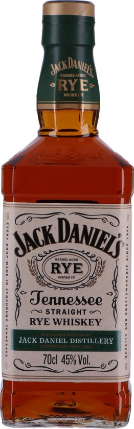 * Jack Daniel's Straight Rye 70cl 1 x 70 cl