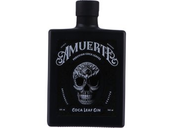 * Amuerte Coca Leaf Gin 70cl Black Edition 1 x 70 cl