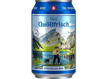 * Appenzeller Quöllfrisch hell 0.33l DS 24 x 33 cl Kt.