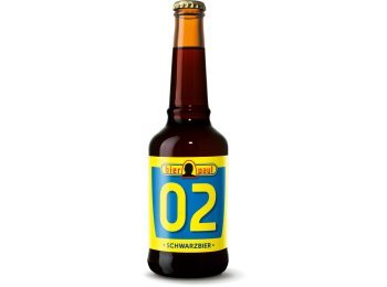 bier paul 02 Schwarzbier naturtrüb MW 20 x 0.33l