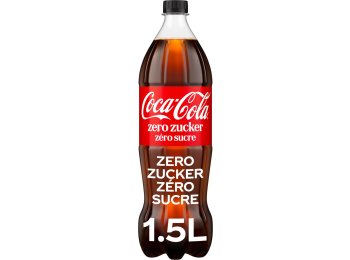 Coca-Cola zero 1.5 lt PET 6 x 1.50l Kt.