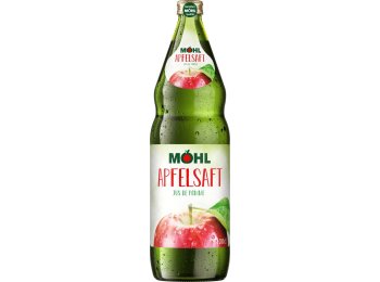 * Möhl Apfelsaft hell 1 lt MW 12 x 1.00l