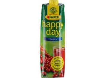 * Rauch happy day Cranberry 100cl 12 x 1lt Kt.