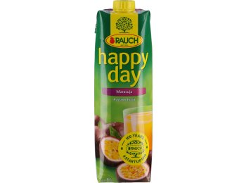 * Rauch happy day Maracuja 100cl 12 x 1lt Kt.