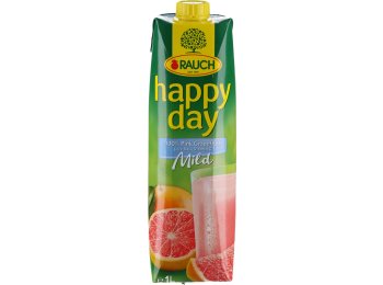 * Rauch happy day Pink Grape100cl 12 x 1lt Kt.