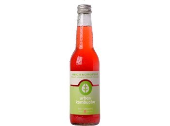 * Urban Kombucha Hibiskus/Zitronengras 12 x 33 cl Kt.
