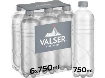 * Valser Still 75cl PET Lablefree 6 x 0.75l kt.