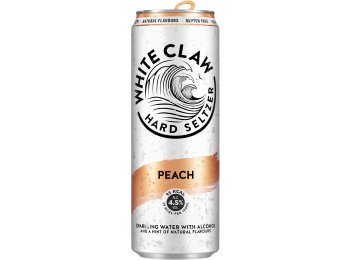 * White Claw Peach 4.5% Tray 12 x 0.33 DS 12 x 0.33l