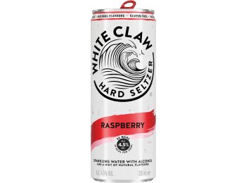 * White Claw Raspberry 4.5% Tray 12 x 0.33 l DS 12 x 0.33l